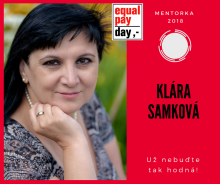 Klára Samková na Equal Pay Day 2018